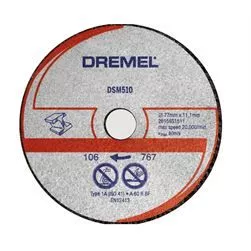 Dremel 3 dischi taglio DSM510 per metallo e plastica